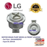 MESIN LG Inverter 15kg-20kg Front Loading Washing Machine Drain Pump Motor EAU64082901 DC26V Origina