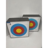 PE Foam Target Butt (Archery) 60cm x 60cm x 10cm (2.2 PCF). Free target face. (Optional add on EVA Foam)