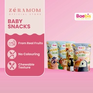 ZÉRA Mom - [HALAL] BAEBIS Natural Fruit Qube Melt in Mouth Organic Safe Preserving Baby Snacks - 4 F