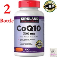 Kirkland CoQ10 300mg / 100softgels (2 ขวด) Kirkland Coenzyme Q10 300 mg Exp:2027