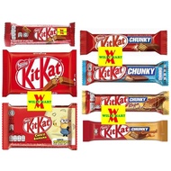 Chocolate Coklat Assorted Nestle KITKAT KitKat 2F/ 4F/ Chocobanana/ Gold/ Chunky Cookies/ Raisin/ Ca