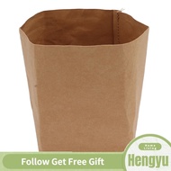 Hengyu Kraft Paper Food Storage Bags Washed Bag Practical for Vegetables Household Sundries