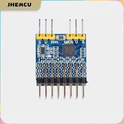 JHEMCU New SPP-SBUS 8CH SPP Converter 15A 3.3-20V for PPM PWM SBUS Signal Conversion FLYSKY IA6B FRS