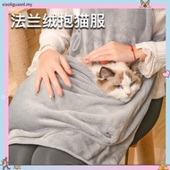 VA Cats Holding Aprons Velvets Carriers Bag Sleeping Bag Pocket for Holding Pet