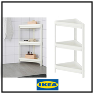 (Ready Stock) IKEA VESKEN CORNER SHELF UNIT WHITE UNIT PARA PENJURU IKEA CORNER SHELF BATHROOM SHELF