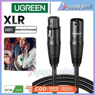 [PROMO] UGREEN XLR Male to Female Audio Microphone Cable 2 Meters - XLR to XLR, 1 Meter