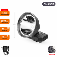 NSS Headlamp Flashlight Rechargeable Waterproof LED strong light Headlight For Camping Fishing 80W