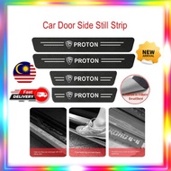 Carbon Fiber [4pc/set] Side Door Step Protector DIY Perodua Alza Axia Aruz myvi Bezza Viva Accessories Akseso