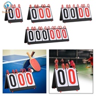 Dovewill Tabletop Score Flipper Manual Score Flip Cards Score Keeper Flip Score Board for