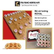 Truc wooden chess board set and stone chess pieces - My Nghe Hoang Kim, beautiful high quality chess set.