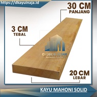 Papan Kayu Lembaran 2 Meter Mahoni 3 x 20 x 200 cm Palet Papan Kayu Ambalan Jati Belanda papan kayu