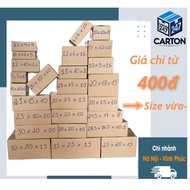 (Combo of 100 carton boxes) for medium-large packaging, packing paper boxes, cheap carton boxes