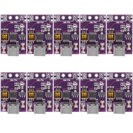 DWEII 10-Pack Type-C QC AFC PD2.0 PD3.0 to DC Spoof Scam Fast Charge Trigger Polling Detector USB-PD
