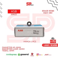 LAHAR ASB 696ZZ 696 ZZ BEARING/ IRON CAP 6MM X 15MM x 5MM