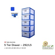 5 TIER DRAWER - 292/5 TWIN DOLPHIN