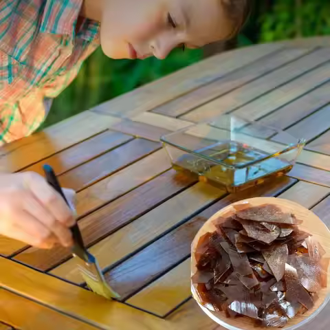 500G Yunnan Shellac Flakes Resin Shellac Paint Furniture Repair Musical Instruments/wood Products Co