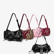 New-Guangzhou Shiling Female Bag Simple Motorcycle Bag Female Hot Girl Underarm Bag 2026 Shoulder Me