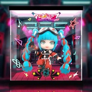 [AOWOBOX] Good Smile 黏土人 2438 初音未來 魔法未來2023手辦 主題展示盒 展示箱 display box 亞加力 模型盒 亞加力展示盒 燈