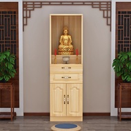 H-Y/ Buddha Niche Buddha Cabinet Clothes Closet with Door Altar Household Modern Minimalist Altar Household Economical B