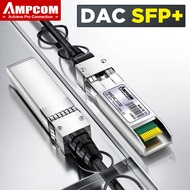 AMPCOM DAC Direct Attach Cable Copper Passive 10G SFP+ DAC Twinax Cable Universally Coded MSA Compli