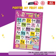 My First ABC Poster | Teaching Aids | Quality Poster | 3-year-olds+