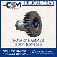 HELICAL GEAR ROTARY HAMMER EDON ED5-2680 GEAR BEARING GOYANG BOR BOBOK EDON ED5 2680