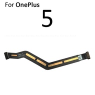 เมนบอร์ดเมนบอร์ดจอ LCD สายเคเบิ้ลยืดหยุ่นสำหรับ OnePlus 3 3T 5 5T 6T 7T 8 9 Pro 8T ชิ้นส่วนซ่อม9R