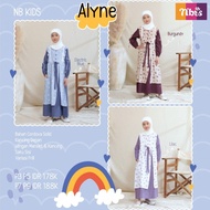 GAMIS ANAK NIBRAS KIDS ALYNE READY 3 WARNA / GAMIS NIBRAS SYARI ANAK