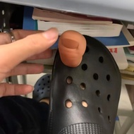 crocs crocs jibbitz Creative DIY Toe Accessory - Cross_decorated Funny Slippers with Thumb Holes | U