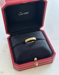 Cartier Love黃金窄版戒指size53