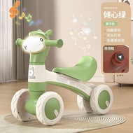 Children's Balance Car No Pedals 1-3 Years Old Baby Scooter Children's Scooter Baby Walker Four-Whee