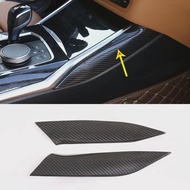 LHD Dry Carbon Fiber Center Console Gear Shift Side Panel Cover Trim For BMW 3 4 Series G20 G21 G22 