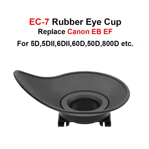 EC-7 Rubber Eye Cup Replace Canon EB EF Eye Cup for Canon 5DII,5D,6DII,6D,60D,50D,70D,80D,200D,800D,