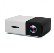 Others - YG300微型迷你投影儀家用高清1080P便攜式LED兒童小型投影機（黑白色-普版）