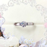 ［Real Moissanite］Can Pass Diamond Test 18K Gold Simple 0.5ct Ring MRG042 Moissanite Diamond/Moissani