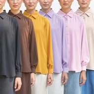 Poplook Giulianna Front Button Shirt