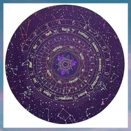 [hotkeystore.] 1 Piece Astrology Pendulum Mat  Round Shape  Letter Rubber (Size:8.66 Inches)