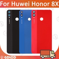For Huwei Honor 8X JSN-L21 Battery Cover Back Cover Rear Door For Huwei Honor 8X Glass Housing Case 