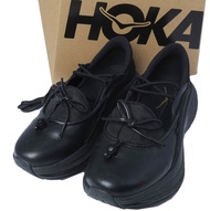 HOKA ONE ONE Bondi Mary Jane 運動鞋，型號 1171546，BBLC，美國尺寸5(24.5cm)，黑色/黑色。二手。 [HOKA ONE ONE]