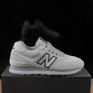[BISA COD] Sepatu Pria NB 574 Encap Abu Navy Merah Sneakers Olahraga Running Pria Ukuran 38-44 Free 