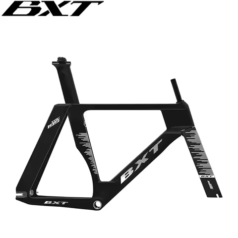 BXT T1000 TRC-195 Carbon Fixed Gear Track Bike Frame Single Speed Fork 9x100mm/10x120mm Carbon Fibre