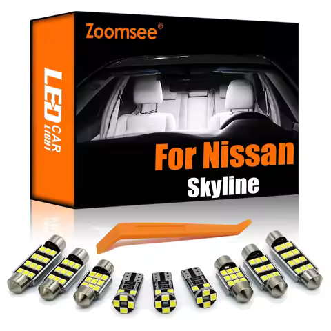 Zoomsee Interior LED For Nissan Skyline R32 R33 R34 V35 V36 V37 1989-2016 2017 2018 2019 2020 Canbus