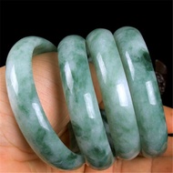Natural A quality floating flower Guizhou jadeite and Tianyu jade bracelet Fashion Bangle Bracelets
