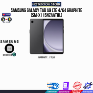 [ผ่อน 0% 6 ด.]SAMSUNG GALAXY TAB A9 LTE 4/64 GRAPHITE (SM-X115NZAATHL)/ประกัน 1 Year