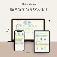 MATRICULATION BIOLOGY SEM 1 NOTES