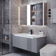 Bathroom Cabinet Mirror Cabinet Integrated Basin Bathroom Bathroom Cabinet Wash Wash Wash Basin Bathroom Cabinet