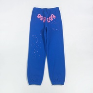 กางเกงวอร์มลายเว็บผีเสื้อ Sp5der Angel Number 555555 กางเกงขายาวทรงหลวมสบาย ๆ สำหรับวัยรุ่น