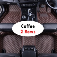 RHD  Car Floor Mats For Toyota Fortuner 2006 2007 2008 2009 2010 2011 2012 2013 2014 2015 7 Seater L