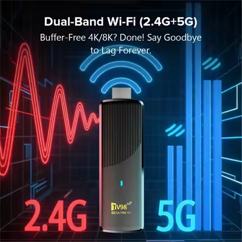 A06R TV98 ATV X9 Smart TV Stick Allwinner H313 OTA 8GB 16GB Media Player 4G 5G Wifi6 HDR10 Voice Rem
