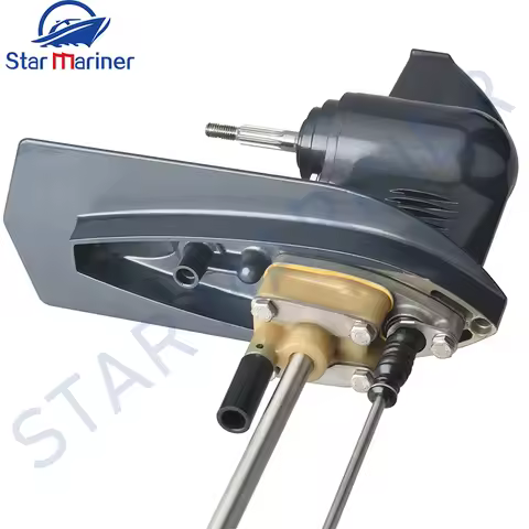 6E0-45300-03-4D LOWER UNIT ASSY SHORT SHAFT For YAMAHA OUTBOARD MOTOR 2T 4HP 5HP GEARBOX 6E0-45300 b